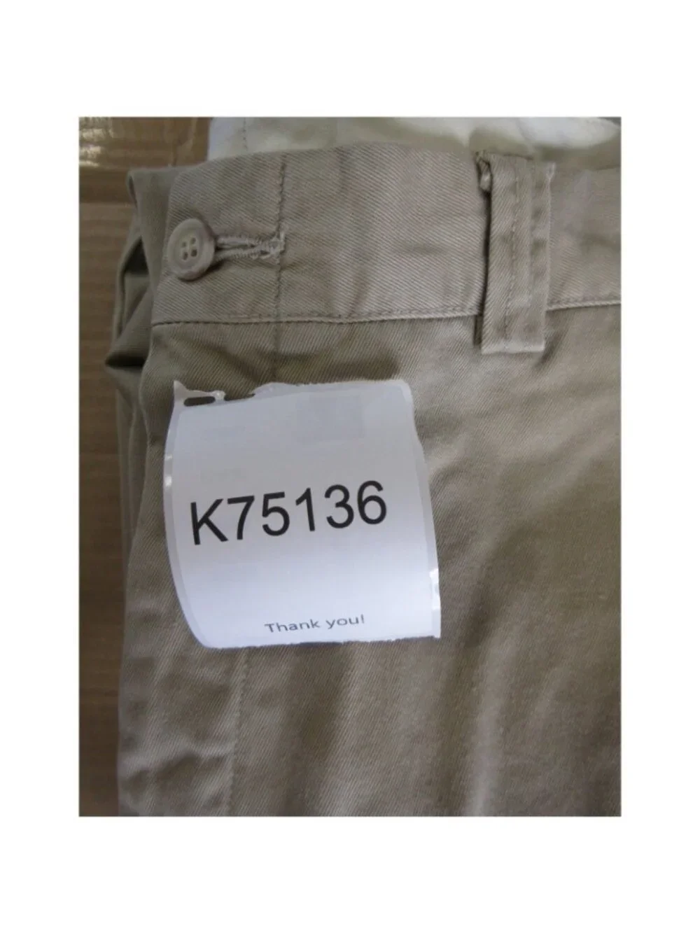 VGT Polo Ralph Lauren Pants 36 Khaki Chino Field Button Fly 36X36 USA